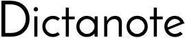 Dictanote logo